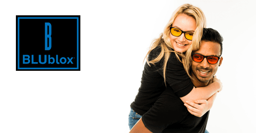 BlueBlox blue light blocking glasses